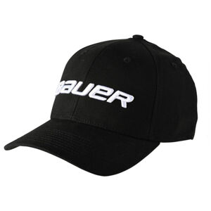 Bauer Kšiltovka Bauer Core Fitted Cap SR, černá, Senior, M-L