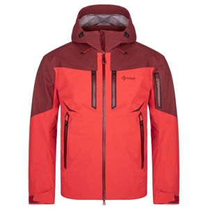 Pánská outdoorová nepromokavá bunda kilpi hastar-m červená 3xl