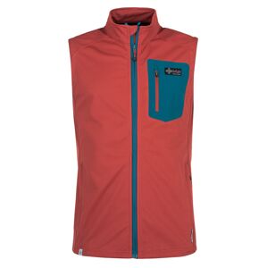 Pánská outdoorová vesta kilpi tofano-m tmavě červená 3xl