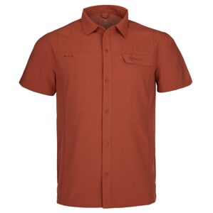 Pánská sportovní košile kilpi bombay-m tmavě červená 4xl