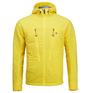 Pánská větruodolná bunda silvini lupo neonově žlutá/tmavě šedá s