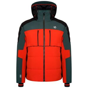 Pánská zimní bunda dare2b pivotal oranžová/zelená l