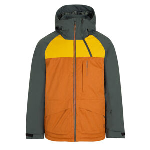 Pánská zimní bunda protest kenisington zelená/oranžová xxl