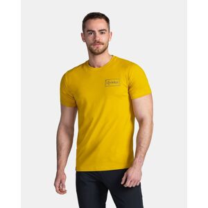 Pánské bavlněné triko kilpi bande-m žlutá l