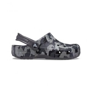 Pánské boty crocs classic camo černá/šedá 32-33
