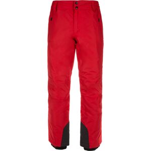 Pánské lyžařské kalhoty kilpi gabone-m červená 4xl