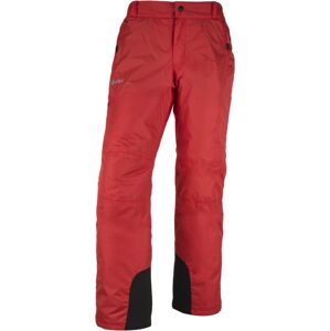 Pánské lyžařské kalhoty kilpi gabone-m červená  l