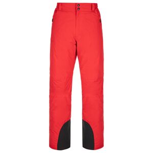 Pánské lyžařské kalhoty kilpi gabone-m červená xs