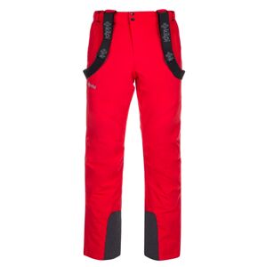 Pánské lyžařské kalhoty kilpi mimas-m červená 6xl