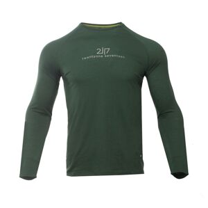 Pánské merino tričko s dlouhým rukávem 2117 luttra zelená xl