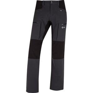 Pánské outdoorové kalhoty kilpi tide-m tmavě šedá xxl