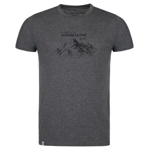 Pánské outdoorové tričko kilpi garove-m tmavě šedá l