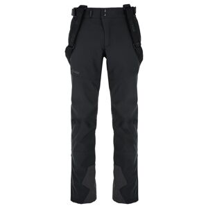 Pánské softshellové lyžařské kalhoty kilpi rhea-m černá xxl