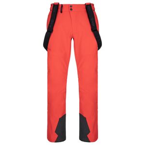 Pánské softshellové lyžařské kalhoty kilpi rhea-m červená 6xl