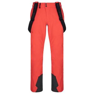 Pánské softshellové lyžařské kalhoty kilpi rhea-m červená xls