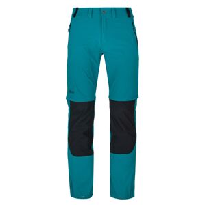 Pánské technické outdoorové kalhoty kilpi hosio-m tyrkysová xs