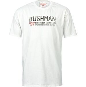 Pánské tričko bushman austel bílá m