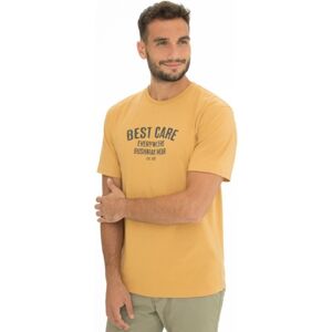 Pánské tričko bushman gladwin žlutá xl