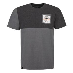 Pánské tričko kilpi melang-m tmavě šedá 3xl