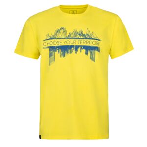 Pánské tričko kilpi territory-m žlutá xxl