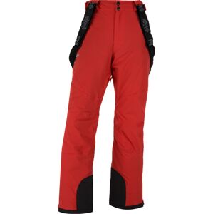 Pánské zimní lyžařské kalhoty kilpi methone-m červená  l