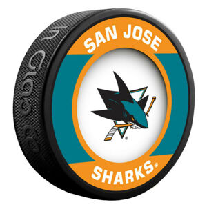 InGlasCo Fanouškovský puk NHL Logo Blister OLD (1ks), San Jose Sharks
