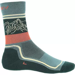 Sportovní ponožky viking boosocks heavy lady tyrkysová/zelená 35-37