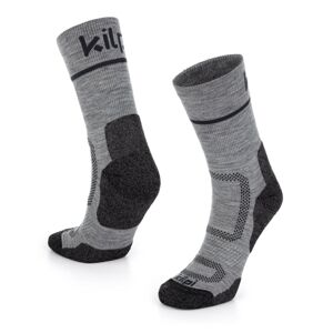 Sportovní vysoké merino ponožky kilpi steyr-u tmavě šedá 43