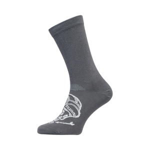 Unisex bikové ponožky silvini avella tmavě šedá/šedá 36-38