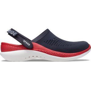Unisex boty crocs literide 360 tmavě modrá/červená 39-40