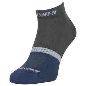 Unisex cyklistické ponožky silvini plima šedá/modrá 36-38