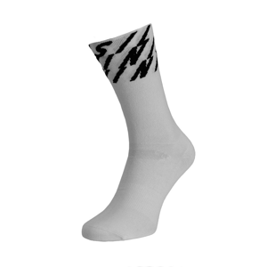 Unisex cyklo ponožky silvini oglio bílá/černá 36-38