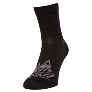 Unisex cyklo ponožky silvini orino černá/šedá 36-38