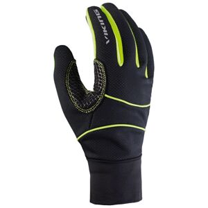 Unisex funkční zimní rukavice viking lahti černá/žlutá 10