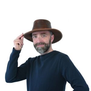 Unisex klobouk bushman rancher hnědá l