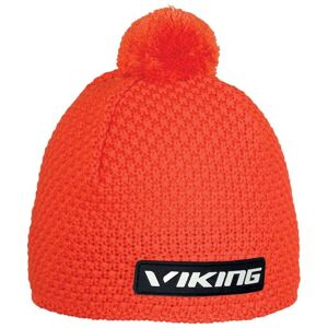 Unisex merino zimní čepice viking berg oranžová uni