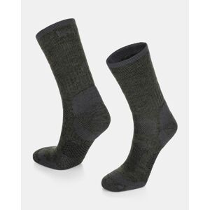 Unisex outdoorové ponožky kilpi mirin-u tmavě zelená 43
