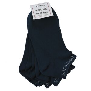 Unisex ponožky bushman flat set 2,5 černá 36-38