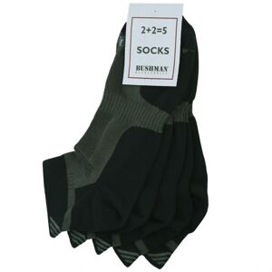 Unisex ponožky bushman short set 2,5 khaki 36-38