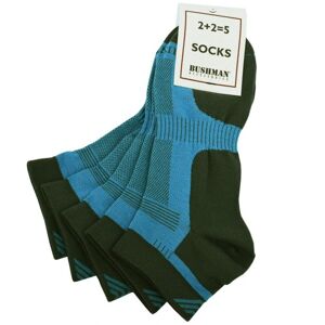 Unisex ponožky bushman short set 2,5 modrá 36-38