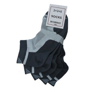 Unisex ponožky bushman short set 2,5 tmavě šedá 43-46