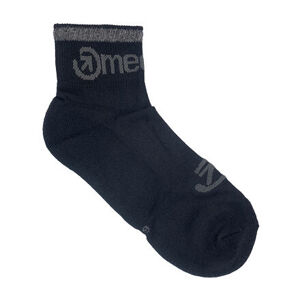 Unisex ponožky meatfly middle černá/černá m