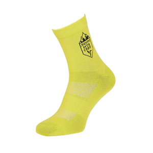 Unisex ponožky silvini bevera limetková/černá 39-41